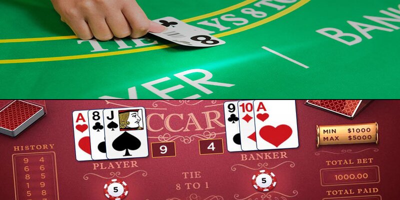 Giao diện đặt cược Baccarat tại Dabet