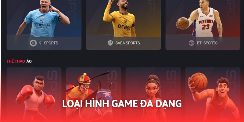 Hệ thống trò chơi thể thao ảo được cập nhật thường xuyên